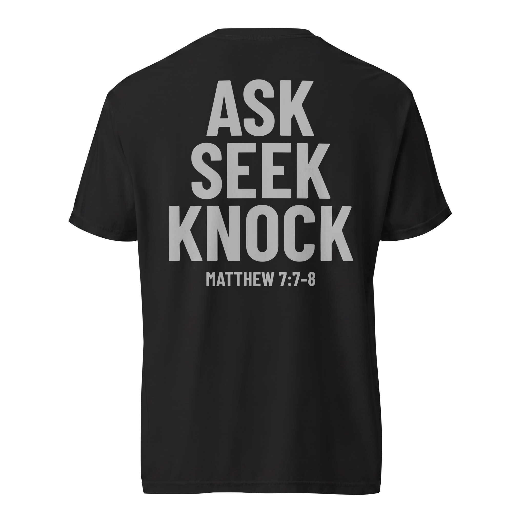 Ask Seek Knock — back